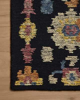 Loloi Tilly TIL-04 Midnight / Multi Area Rug Corner Image
