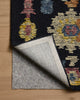 Loloi Tilly TIL-04 Midnight / Multi Area Rug Backing Image