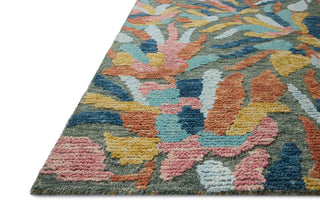Loloi Tilly TIL-05 Green / Multi Area Rug Corner Image