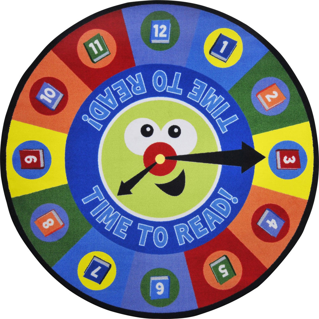 Joy Carpets Kid Essentials Time to Read Multi Area Rug – Incredible ...