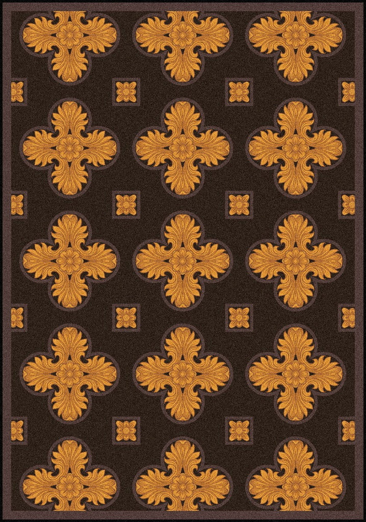 Joy Carpets Any Day Matinee Tivoli Brown Area Rug