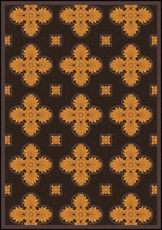 Joy Carpets Any Day Matinee Tivoli Brown Area Rug