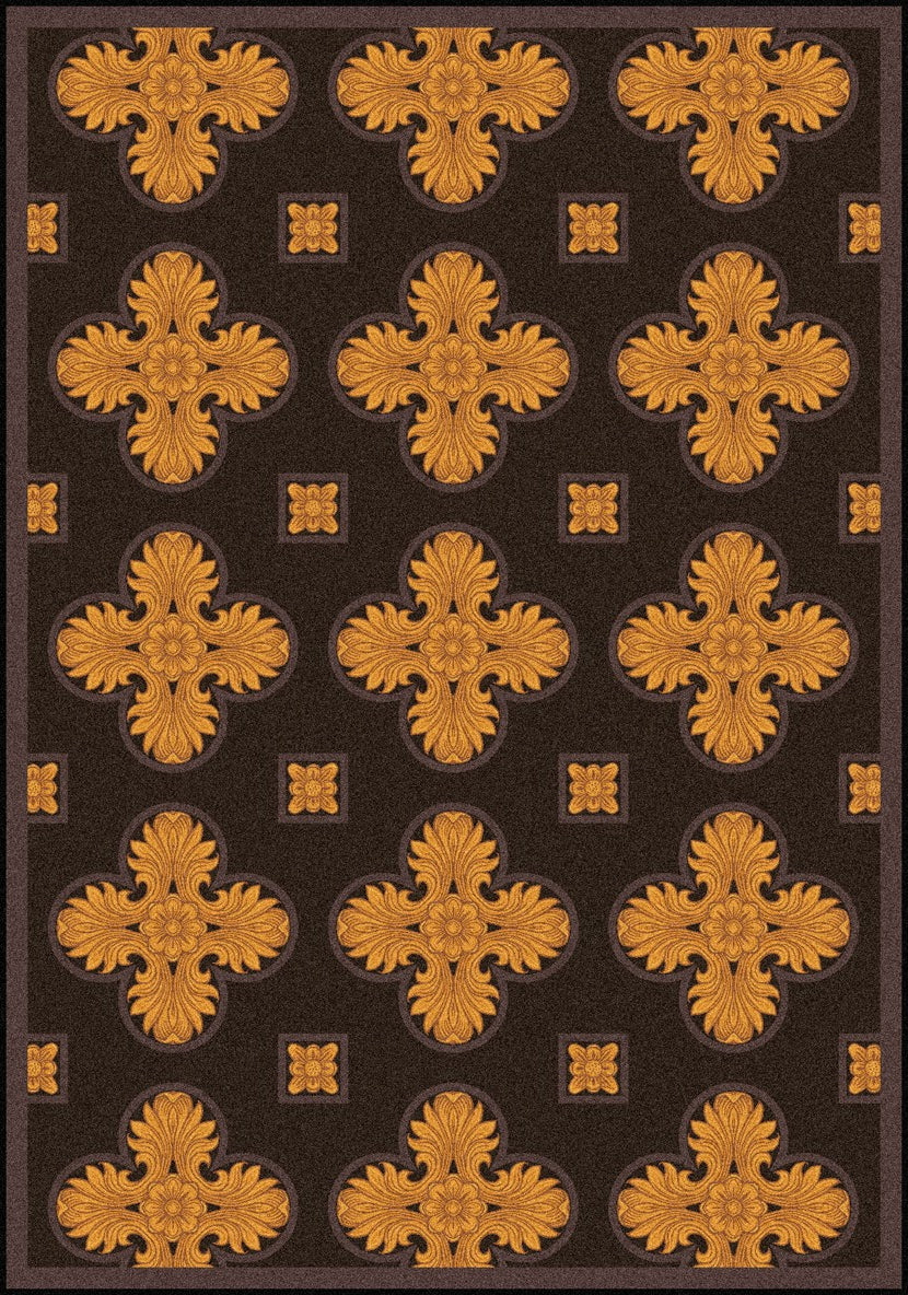 Joy Carpets Any Day Matinee Tivoli Brown Area Rug