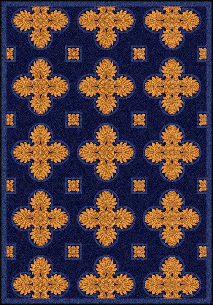 Joy Carpets Any Day Matinee Tivoli Navy Area Rug