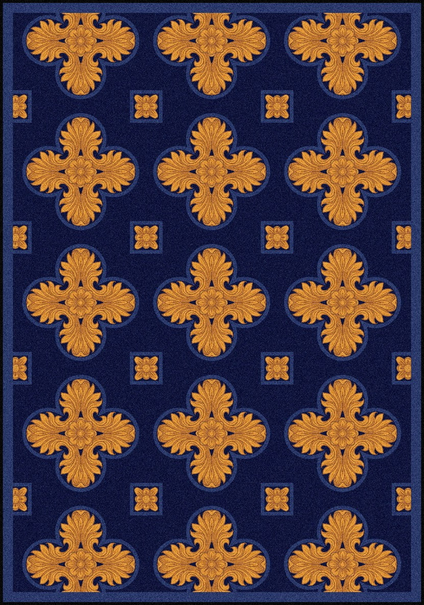 Joy Carpets Any Day Matinee Tivoli Navy Area Rug