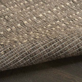 Nourison Tulum TLM01 Brown Area Rug Detail Image