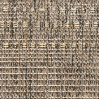 Nourison Tulum TLM01 Brown Area Rug Corner Image