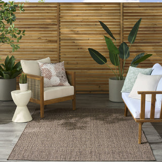 Nourison Tulum TLM01 Brown Area Rug Swatch Image
