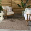 Nourison Tulum TLM01 Brown Area Rug Corner Image