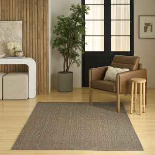 Nourison Tulum TLM01 Brown Area Rug Swatch Image