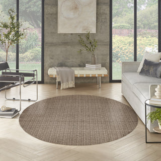 Nourison Tulum TLM01 Brown Area Rug Swatch Image