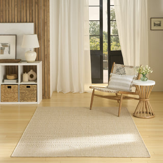 Nourison Tulum TLM01 Cream Area Rug Swatch Image