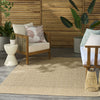 Nourison Tulum TLM01 Taupe Area Rug Corner Image