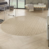 Nourison Tulum TLM01 Taupe Area Rug Corner Image