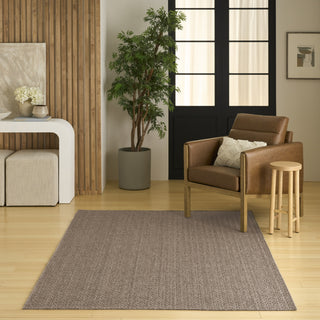 Nourison Tulum TLM02 Brown Area Rug Swatch Image