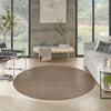 Nourison Tulum TLM02 Brown Area Rug Swatch Image