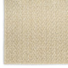 Nourison Tulum TLM02 Cream Area Rug Corner Image