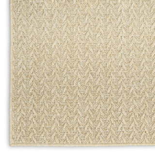 Nourison Tulum TLM02 Cream Area Rug Corner Image