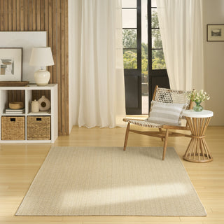 Nourison Tulum TLM02 Cream Area Rug Swatch Image