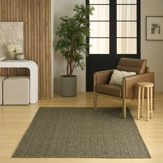 Nourison Tulum TLM02 Olive Area Rug Swatch Image