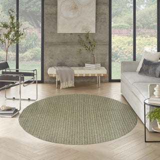 Nourison Tulum TLM02 Olive Area Rug Swatch Image