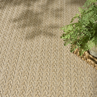 Nourison Tulum TLM02 Taupe Area Rug Texture Image