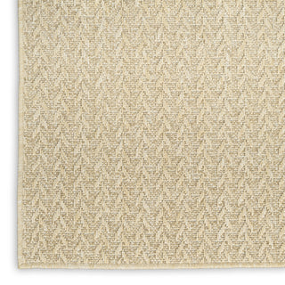 Nourison Tulum TLM02 Cream Area Rug Texture Image