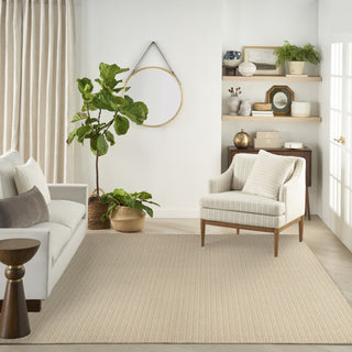 Nourison Tulum TLM02 Cream Area Rug Room Image Feature