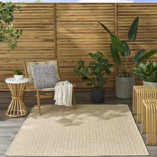 Nourison Tulum TLM02 Cream Area Rug Room Image Feature