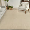 Nourison Tulum TLM02 Cream Area Rug Room Image Feature