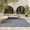 Nourison Tulum TLM02 Denim Area Rug Corner Image