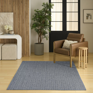 Nourison Tulum TLM02 Denim Area Rug Room Image Feature