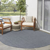 Nourison Tulum TLM02 Denim Area Rug Corner Image