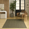 Nourison Tulum TLM02 Olive Area Rug Corner Image