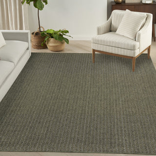 Nourison Tulum TLM02 Olive Area Rug Room Image Feature