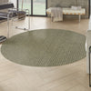 Nourison Tulum TLM02 Olive Area Rug Corner Image