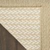 Nourison Tulum TLM02 Taupe Area Rug Corner Image