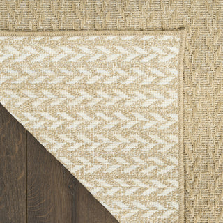 Nourison Tulum TLM02 Taupe Area Rug Corner Image