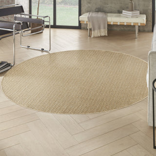 Nourison Tulum TLM02 Taupe Area Rug Corner Image