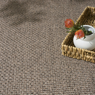 Nourison Tulum TLM03 Brown Area Rug Texture Image