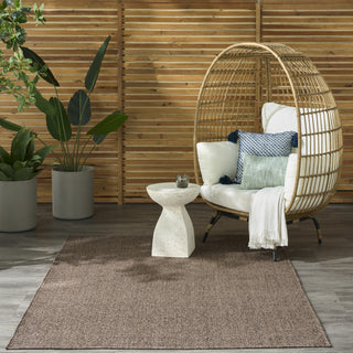 Nourison Tulum TLM03 Brown Area Rug Swatch Image