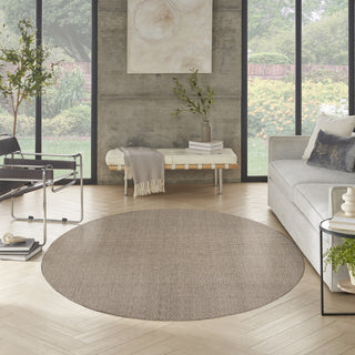 Nourison Tulum TLM03 Brown Area Rug Swatch Image