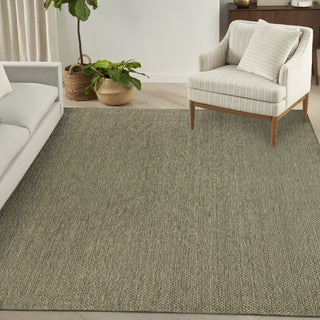 Nourison Tulum TLM03 Olive Area Rug Corner Image