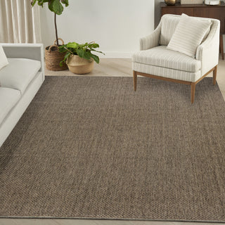 Nourison Tulum TLM03 Brown Area Rug Room Image Feature