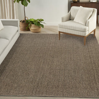 Nourison Tulum TLM03 Brown Area Rug Room Image Feature