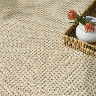 Nourison Tulum TLM03 Cream Area Rug Corner Image