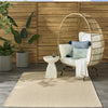 Nourison Tulum TLM03 Cream Area Rug Room Image Feature