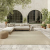 Nourison Tulum TLM03 Cream Area Rug Corner Image