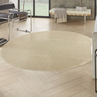 Nourison Tulum TLM03 Cream Area Rug Corner Image