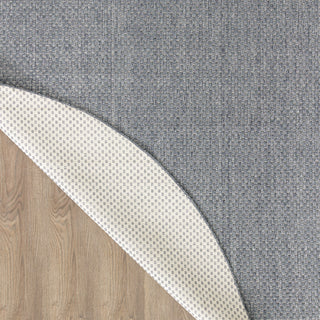 Nourison Tulum TLM03 Denim Area Rug Corner Image